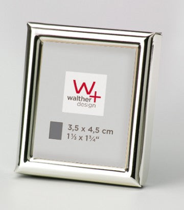 Silverplated smal pasfoto lijst